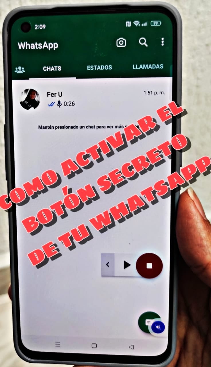COMO ACTIVAR EL BOTÓN SECRETO DE TU WHATSAPP - HappyTech